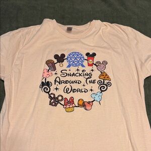 Adult  Cream Graphic T-Shirt